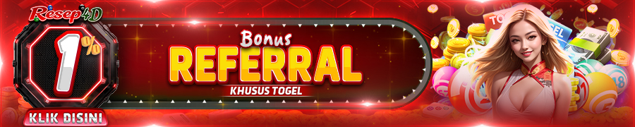 BONUS REFERRAL TOGEL RESEP4D